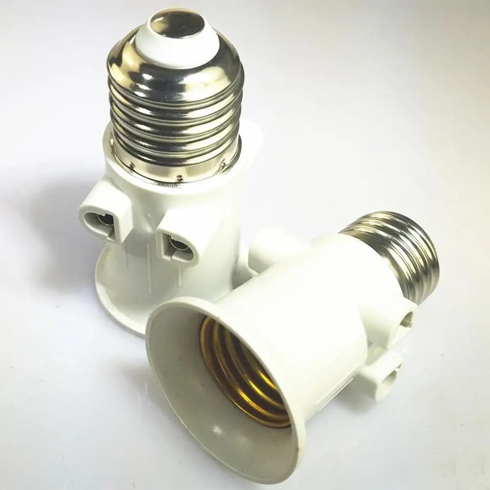 Connecteur de prise ue ignifuge européen 100-240V 4A, adaptateur d'ampoule E27, support de lampe, pr