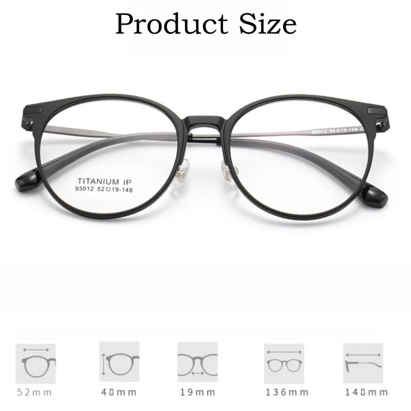 YIMARUILI 1 + 4 lunettes à clipser magnétiques rondes rétro pour hommes et femmes TR90 monture de lu