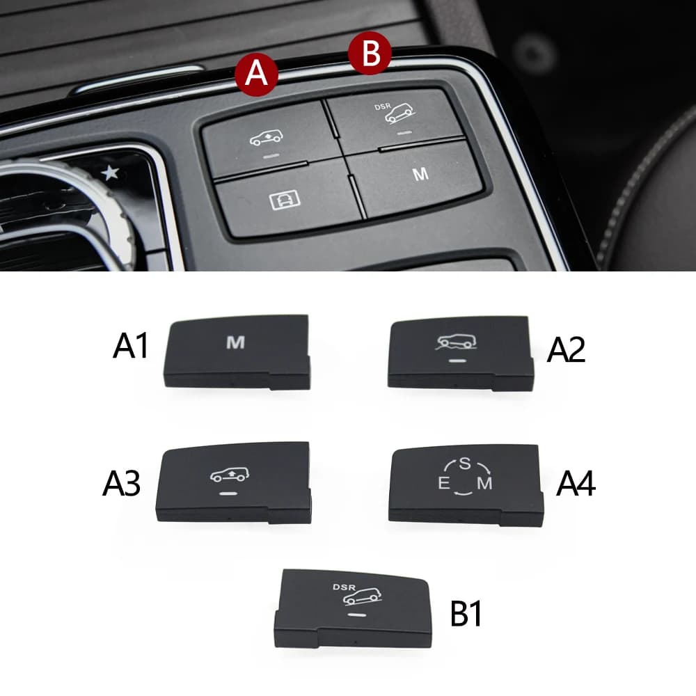 Bouton de changement de vitesse auxiliaire multifonction pour voiture, couvercle de réglage DSR pour