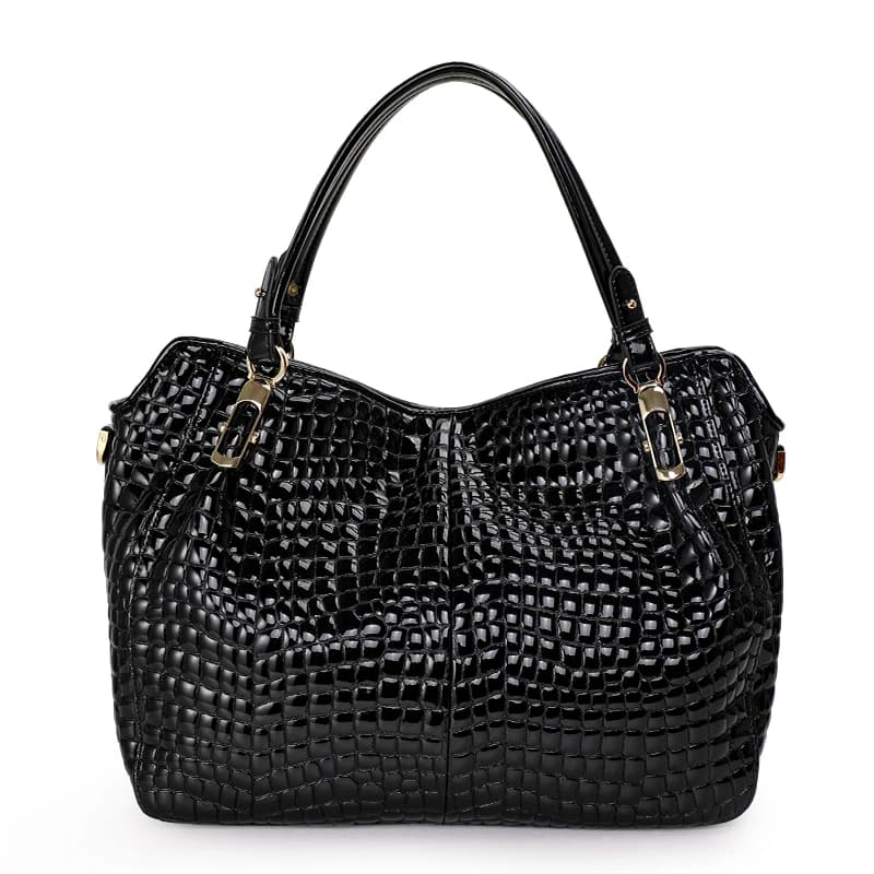 Aidrani – sac à main de luxe léger en cuir de vache pour femmes, fourre-tout noir polyvalent pour to