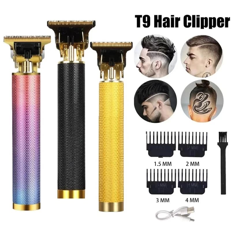T9 électrique Machine de coupe de cheveux tondeuse à cheveux barbe rasage corps tondeuse à cheveux t