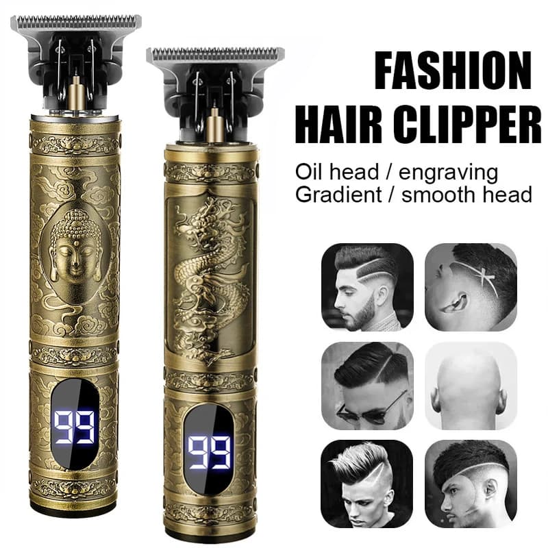 Machine de coupe de cheveux électrique Vintage T9 tondeuse à cheveux professionnelle hommes rasoir R