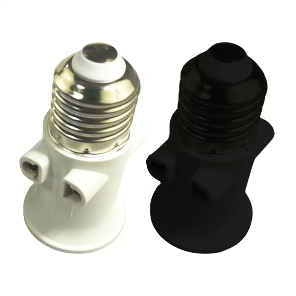 Connecteur de prise ue ignifuge européen 100-240V 4A, adaptateur d'ampoule E27, support de lampe, pr