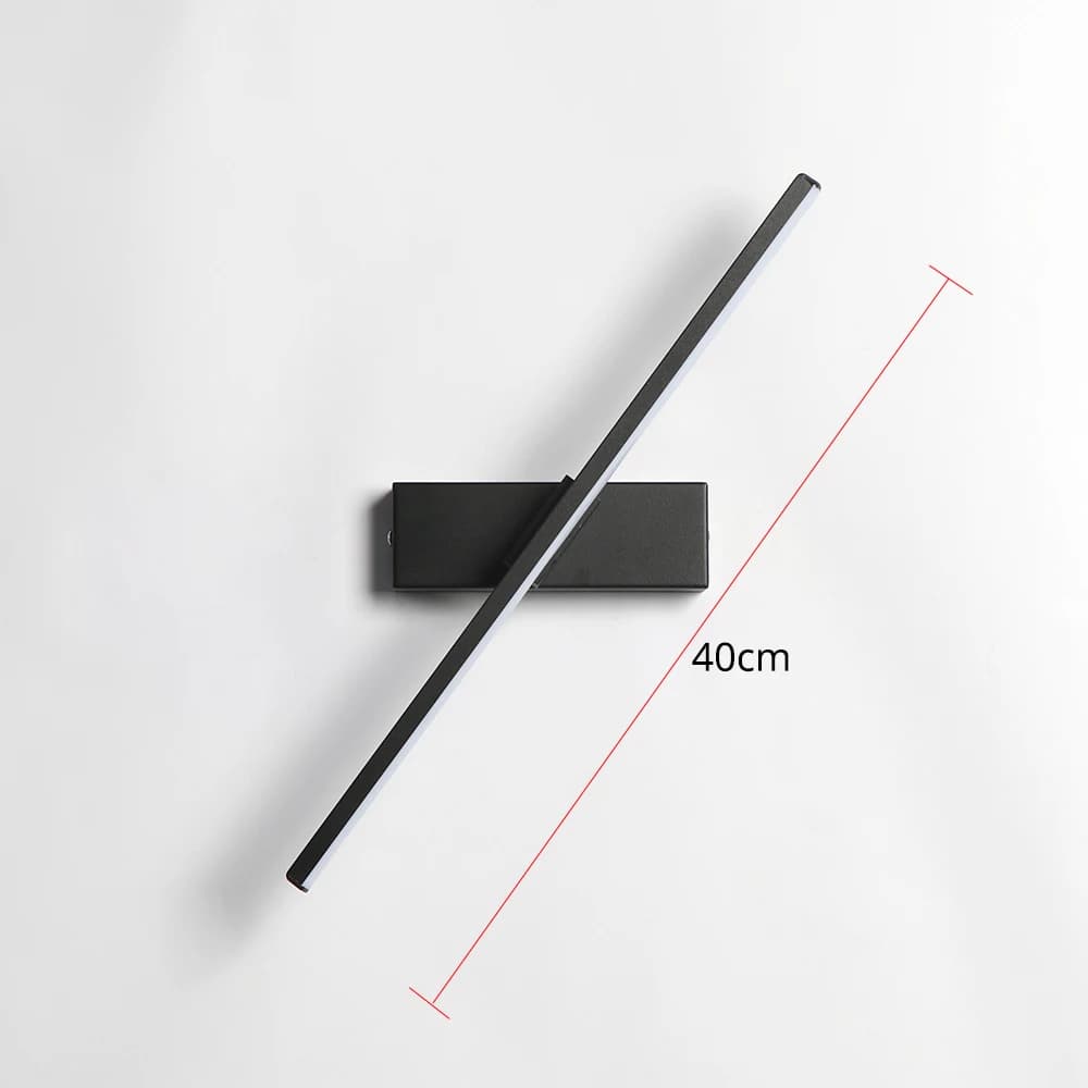 Applique murale LED d'intérieur chambre chevet applique murale 330 ° rotatif angle de lumière réglab