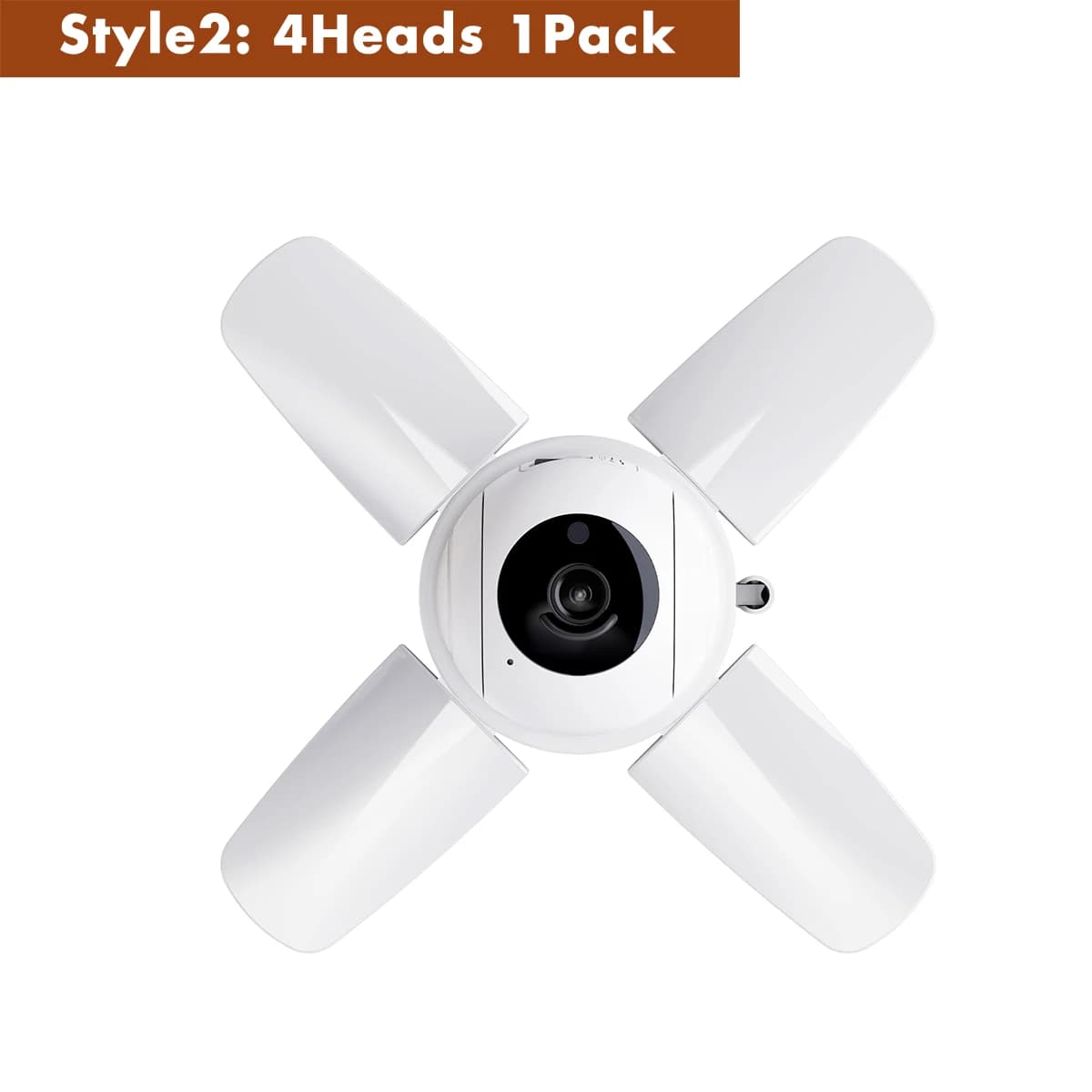 Lumière LED de Garage E26 avec caméra de sécurité intelligente, adaptée au hangar de Garage, Studio,