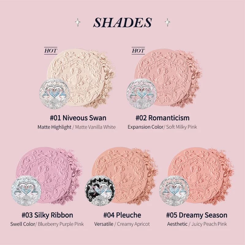 Flower Knows fzBallet Series Blush en relief