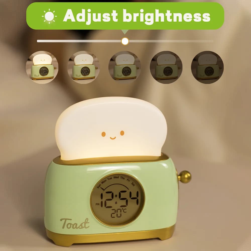 Réveil enfant LED veilleuse horloge numérique entraîneur de sommeil pour enfants pour la maison cham