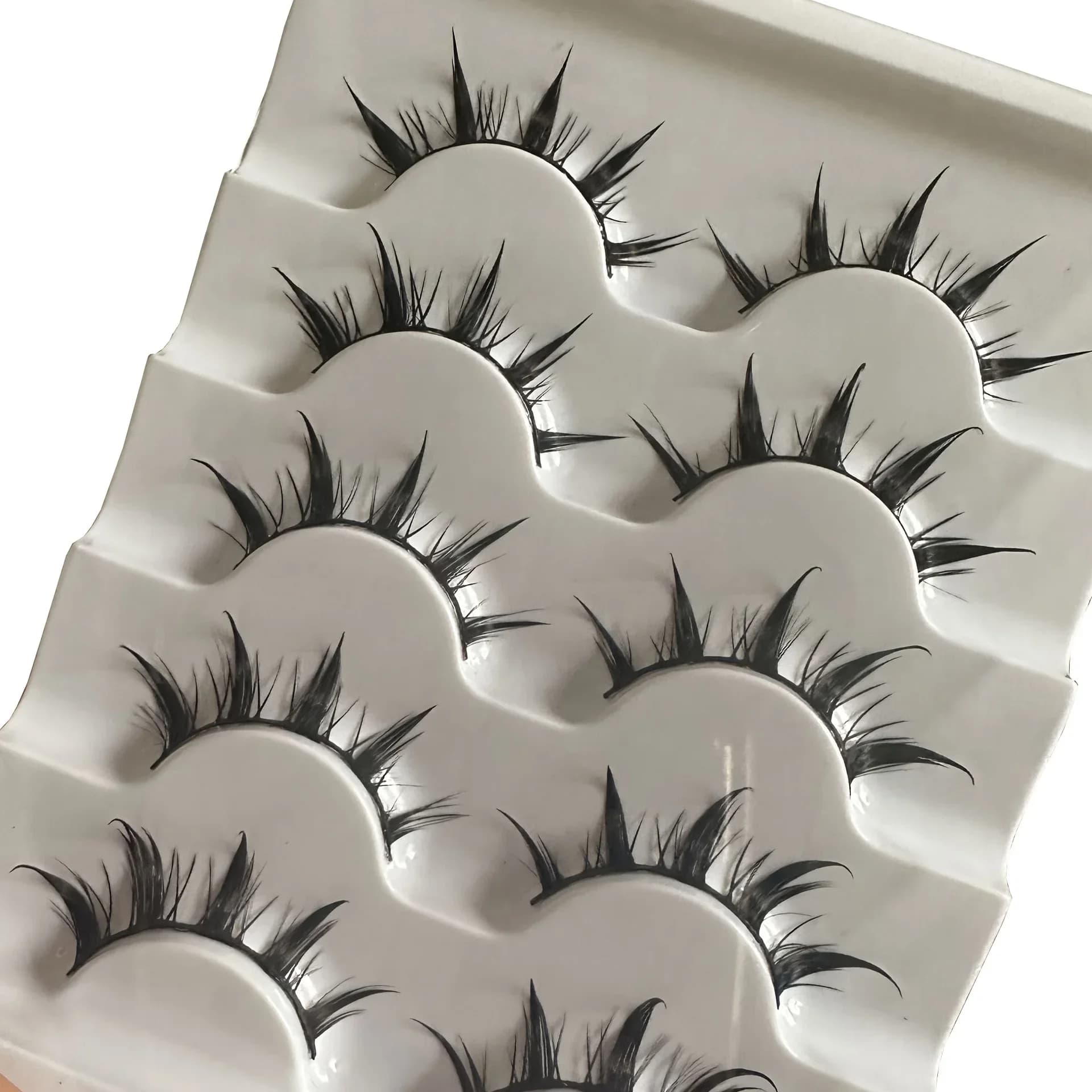 Faux cils d'inspiration d'anime, 5 paires de faux cils d'oeil de dessin animé, aspect dramatique, st