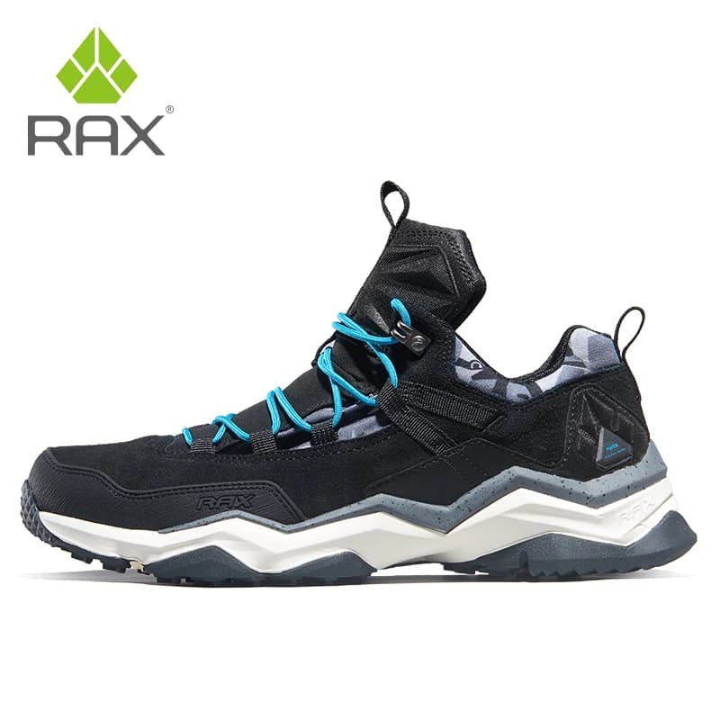 Rax-Chaussures de randonnée imperméables pour hommes, randonnée en plein air, pêche, calcul de degré