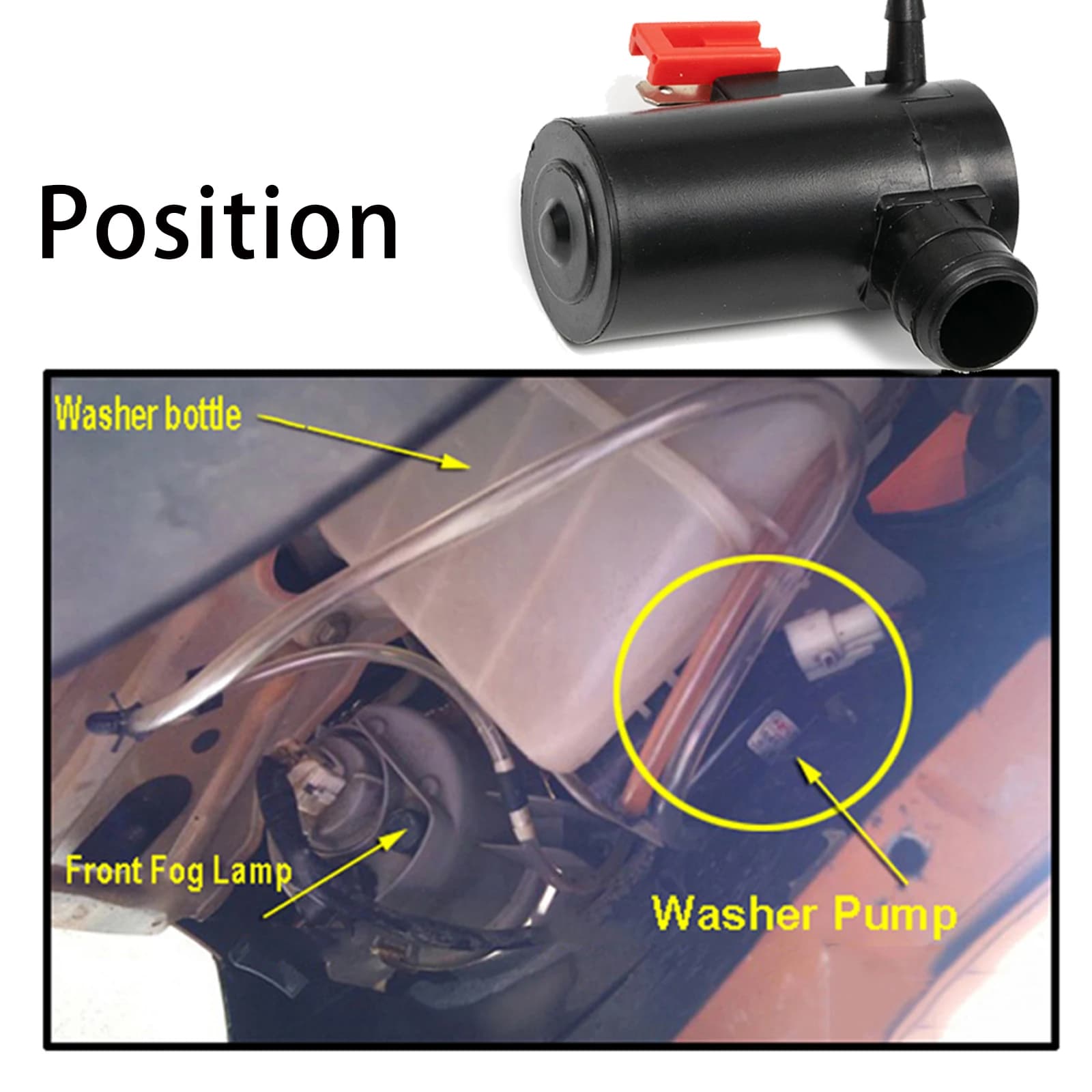 Moteur de pompe de lave-glace avec œillet Erick's Wiper, pour Subaru global 3 1998 - 2004 OE # 76806