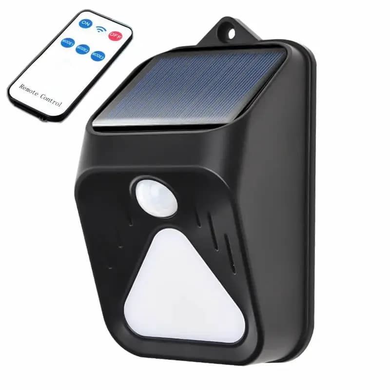 Sirène lumineuse d'alarme à énergie solaire, étanche, télécommande, détecteur de mouvement, alarme s