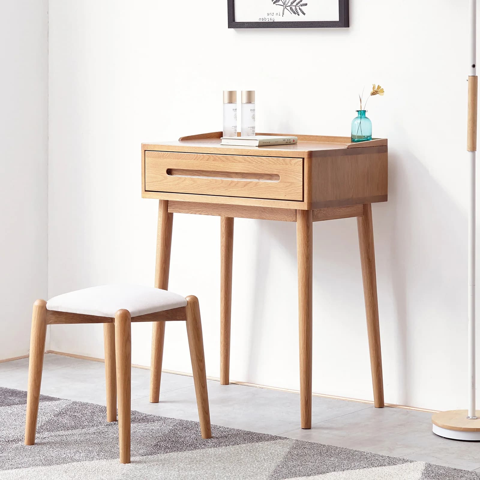 Commode Bistro Table commode 100% table solide table de bureau table commode compacte accessoires de