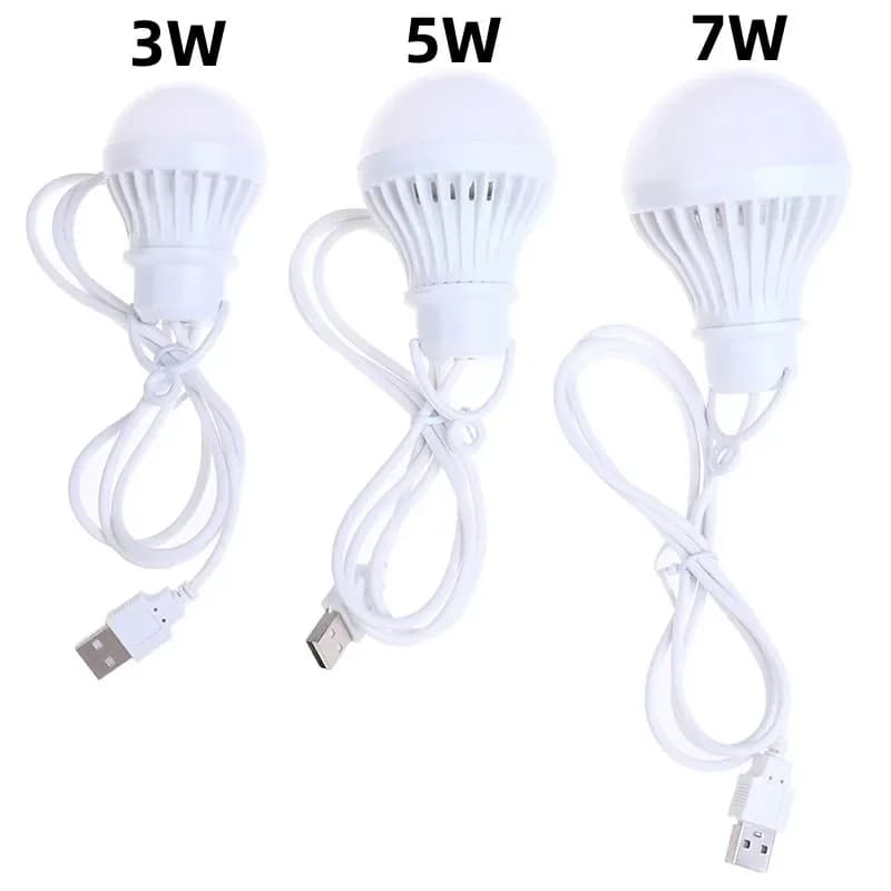 Lampe de camp LED USB à intensité variable, ampoule d'urgence, batterie externe, lampe de travail, b