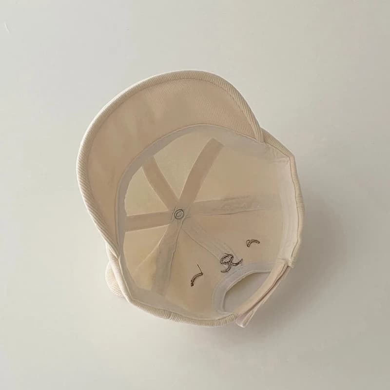 Chapeau de Baseball ours de dessin animé pour bébé, avec oreilles, mignon, couleur unie, casquette à