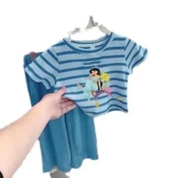 Ensemble de Vêtements Princesse pour Filles 2026 Nouvelle Collection Été Coréenne – Ensemble Enfant 
