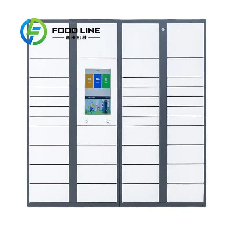 Casier de livraison de colis intelligent électronique avec fenêtres et système Android personnalisab
