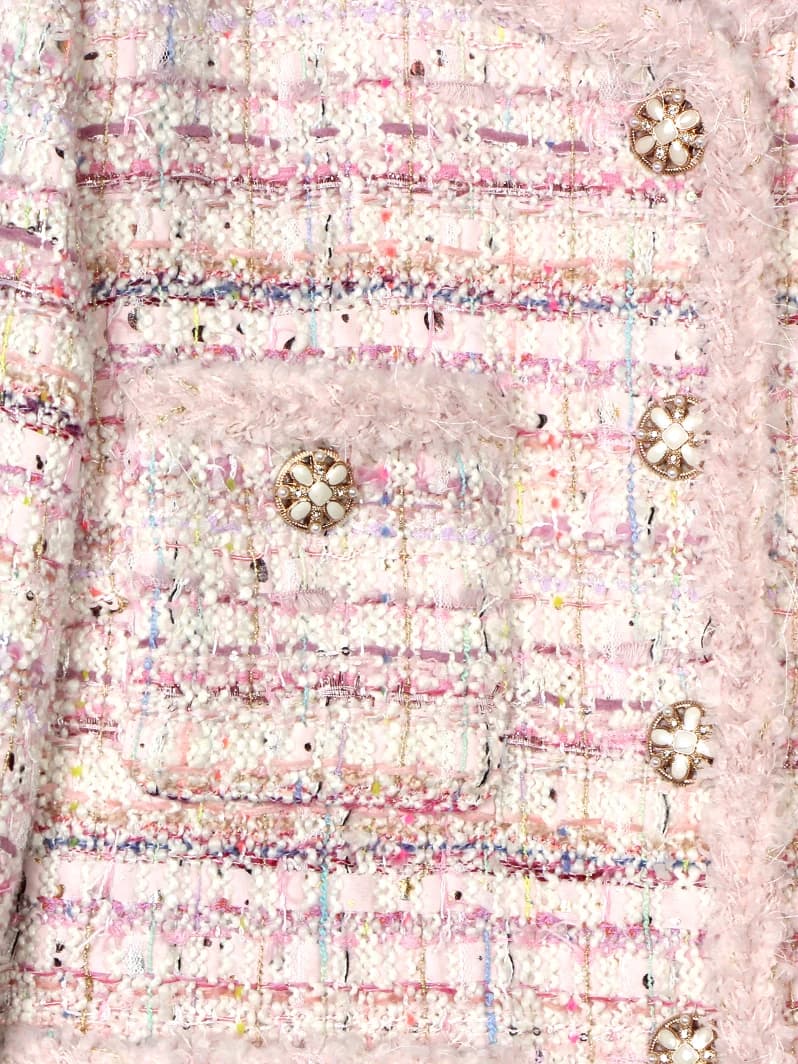 Veste tressée en Tweed romantique, nouveau Style, à la mode, élégante, de luxe, personnalisée, Socia