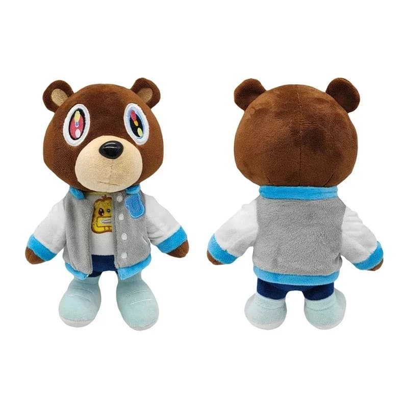 Ours en peluche Kanye abandonné 30cm, jouets en peluche Kanye West pour remise de diplôme, peluche d