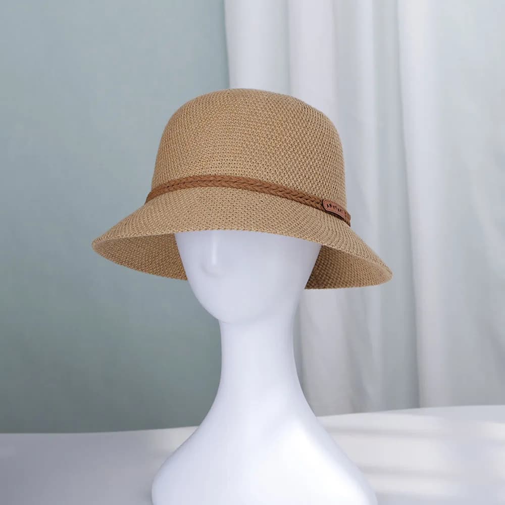 Chapeaux de paille pour femmes, panjamas, protection UV, pare-soleil, chapeaux de plage, mode, visiè