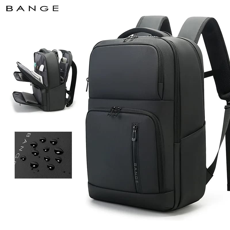 BANGE nouveau sac à dos quotidien de grande capacité pour ordinateur portable d'affaires étanche lég