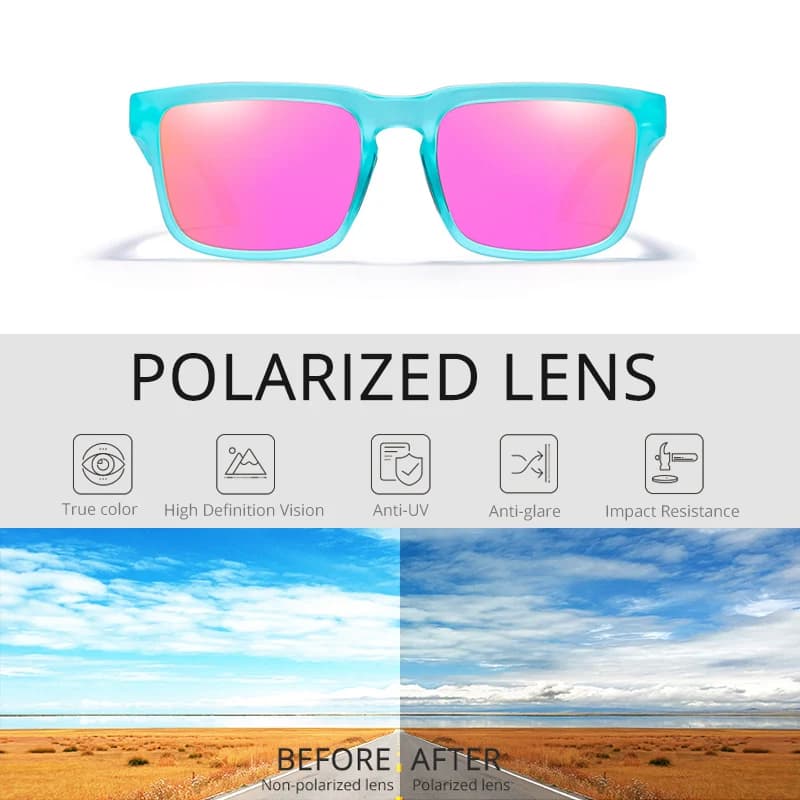 2025 Kdeam lunettes de soleil polarisées de haute qualité pour femmes hommes mode unisexe marque pop