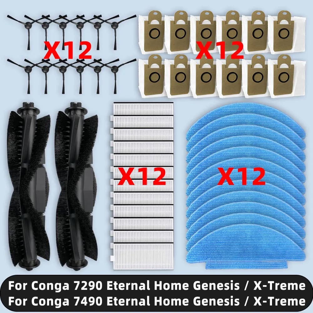 Pièces de Rechange pour ( Cecotec Conga 7290 Eternal Home Genesis, 7290 Eternal Home X-Treme, 7490 E