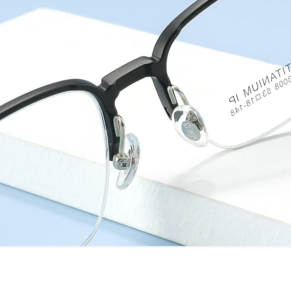 Monture de lunettes en titane pur pour femmes et hommes, lunettes de soleil à clip polarisé, vision 