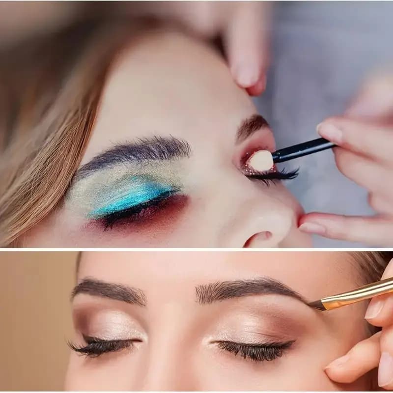 Ensemble de pinceaux de maquillage professionnels, poils synthétiques doux pour fond de teint, fard 