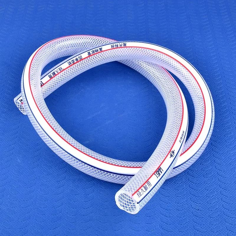 Tuyaux en plastique PVC à mailles de 1m/3m/5m, tube de pompe à eau, diamètre intérieur 8/10/19/25mm,