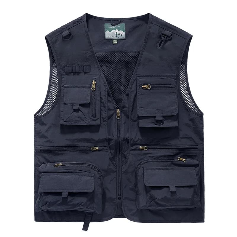 FGKKS – gilet multi-poches pour hommes, nouveau gilet de pêche respirant pour l'extérieur, design de