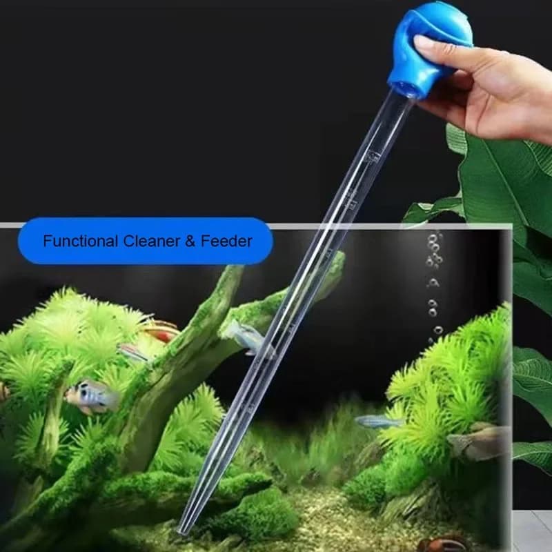 Outil de nettoyage d'aquarium 29/45/54cm, Pipette, pompe à Siphon, changeur d'eau, accessoires d'aqu