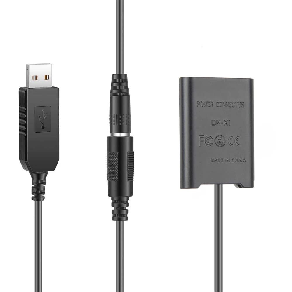 Batterie factice DK-X1 NP-BX1 NPBX1 avec adaptateur d'alimentation USB coupleur cc pour Sony pour ap