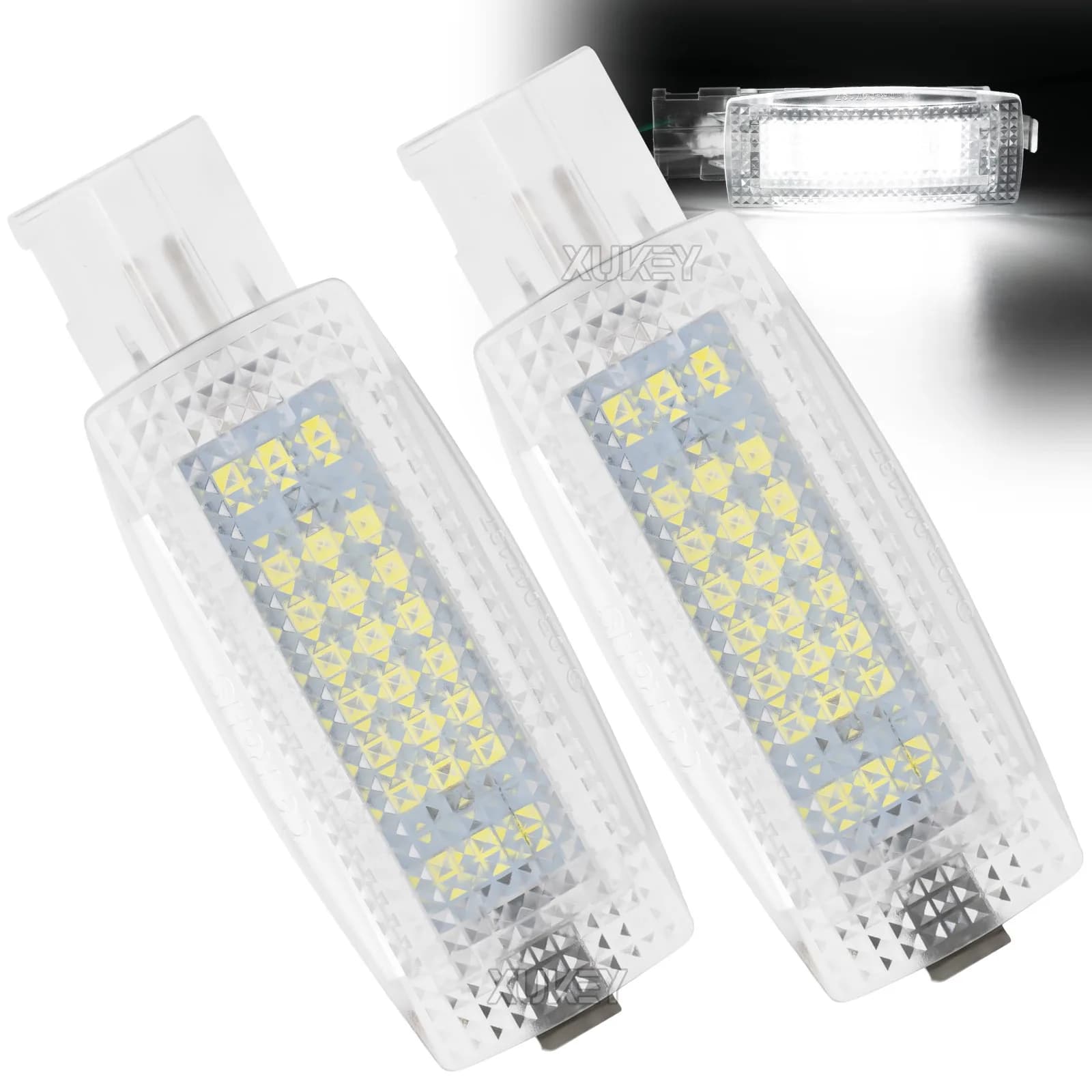 2x Canbus LED pare-soleil intérieur vanité miroir lumière voiture dôme plafonniers pour VW Golf 4 5 