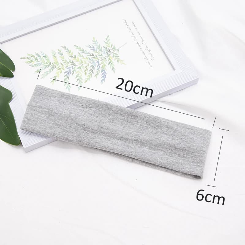 Bandeau élastique en coton, bandeaux à la mode pour femmes et hommes, solide, course à pied, Fitness