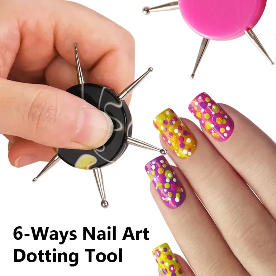 Outils de pointage circulaire pour Nail Art, outil multifonctionnel pour fleurs, points, sculpture d