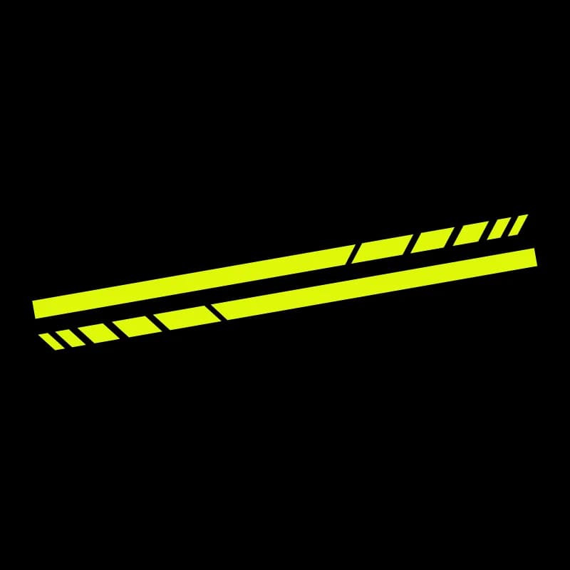 Autocollants universels pour garde-boue avant de moto, autocollants réfléchissants imperméables pour