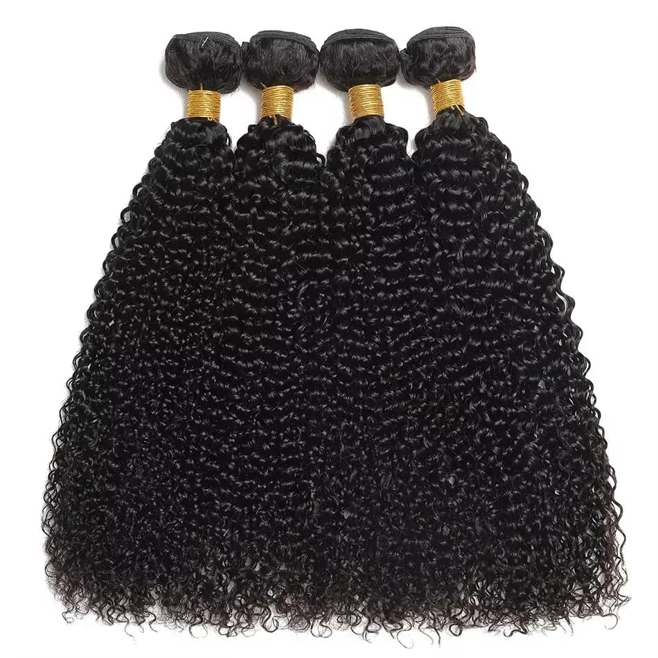 Extensions de Cheveux Humains Ondulés Profonds, Lots de Cheveux Bouclés Birmans, Cheveux Naturels On