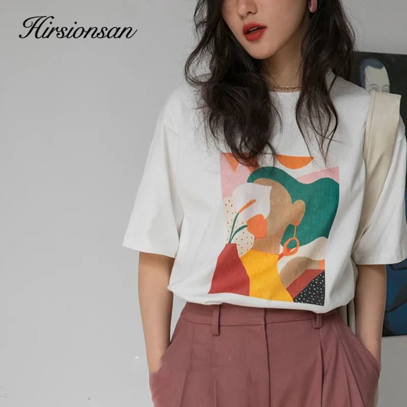 Hirsionsan-Économie College esthétiques pour femmes, Économie en coton doux, Économie vintage adt, É