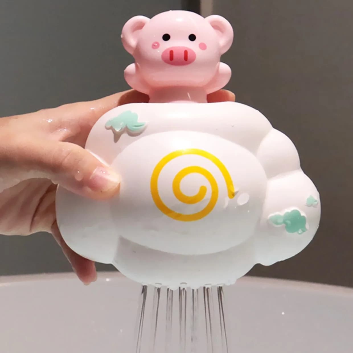 Jouet de bain pour bébé, bain mignon, pulvérisation d'eau, nuages, douche, jouet de bain pour enfant