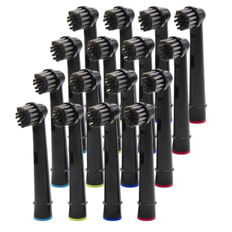 Têtes de brosse de rechange en poils de charbon de bambou, pour brosse à dents électrique Oral B, ne
