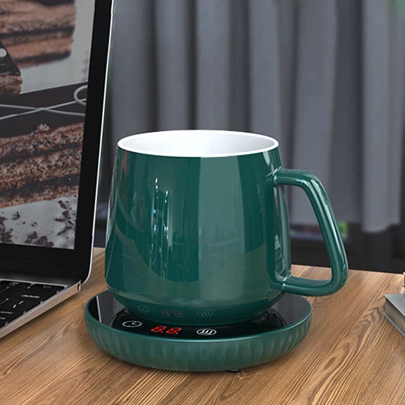 Tasse chauffe-tasse café lait thé eau tasse chauffage électrique tactile Pad température réglable th