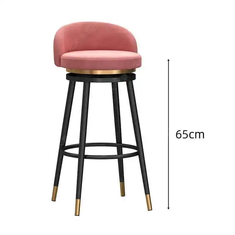 Tabourets De Bar nordiques De luxe hauteur De comptoir confortable minimaliste chaise moderne Restau