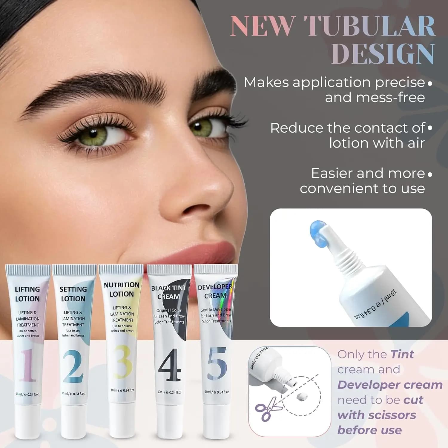 Kit de rehaussement et teinture cils et sourcils PERMANIA – Fixation permanente pour cils et sourcil