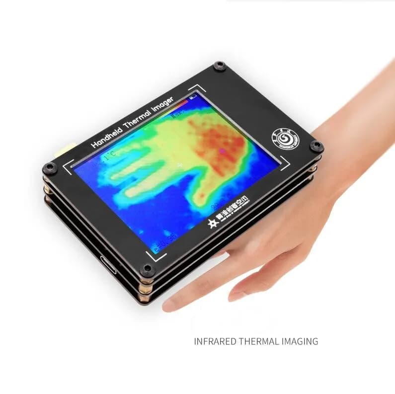 Imageur thermique infrarouge numérique de 3,2 pouces -40-300 ℃   Caméra d'imagerie thermique portati