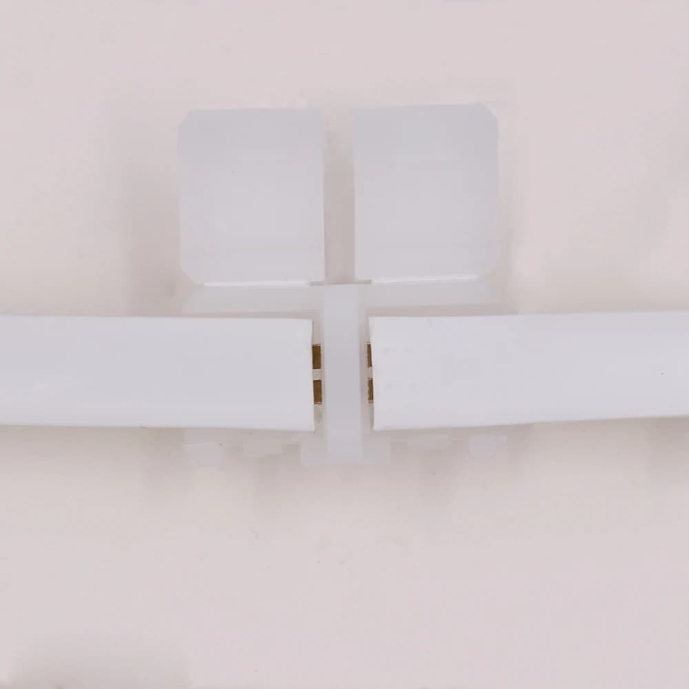Connecteur à 2 broches en forme de I, bande LED COB FOB, connecteur central pour 220V 110V 288 diode