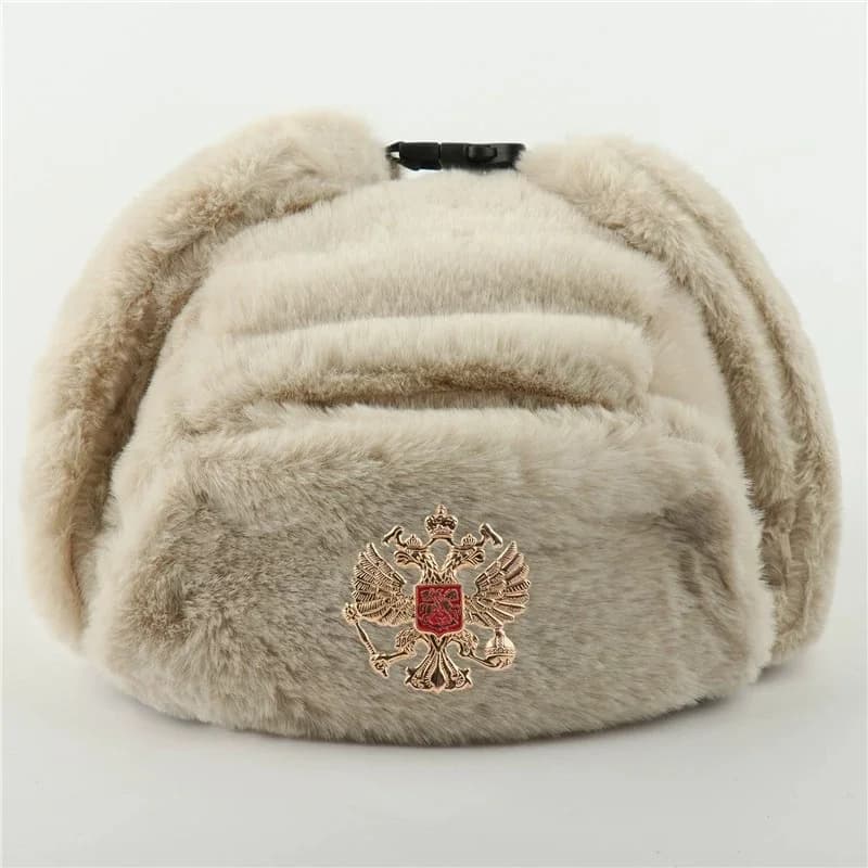 Insigne militaire de l'armée soviétique, chapeaux de bombardier Ushanka russe, chapeau de camionneur