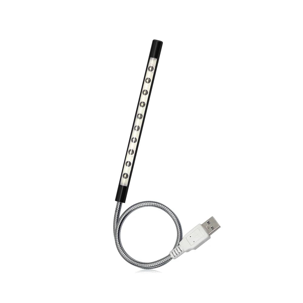 Clip lumineux LED avec interrupteur, lumière LED USB pour la lecture, l'étude, les livres, lampara d