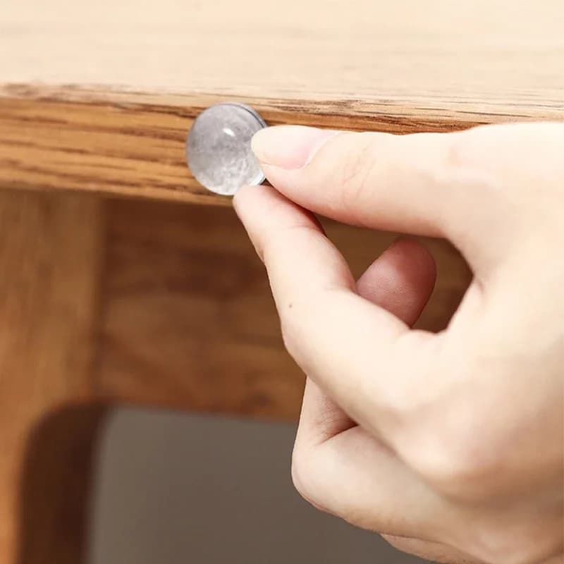 Pare-chocs ronds auto-adhésifs en caoutchouc de Silicone, 24 pièces, doux, Transparent, noir, antidé