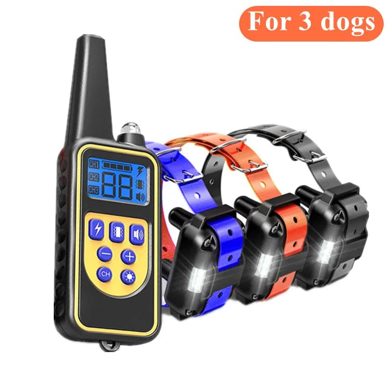 Collier anti-choc pour chien- [nouvelle édition] collier d'entraînement pour chiens de grande taille
