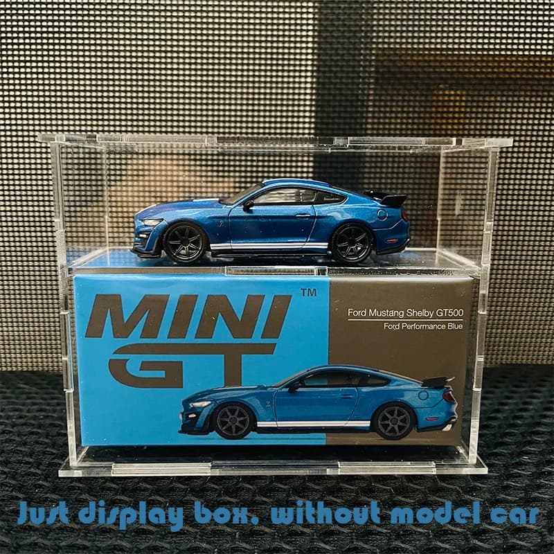 Vitrine en acrylique pour modèles réduits de voitures 1/64, compatible avec Mini Size MiniGT Tomica 